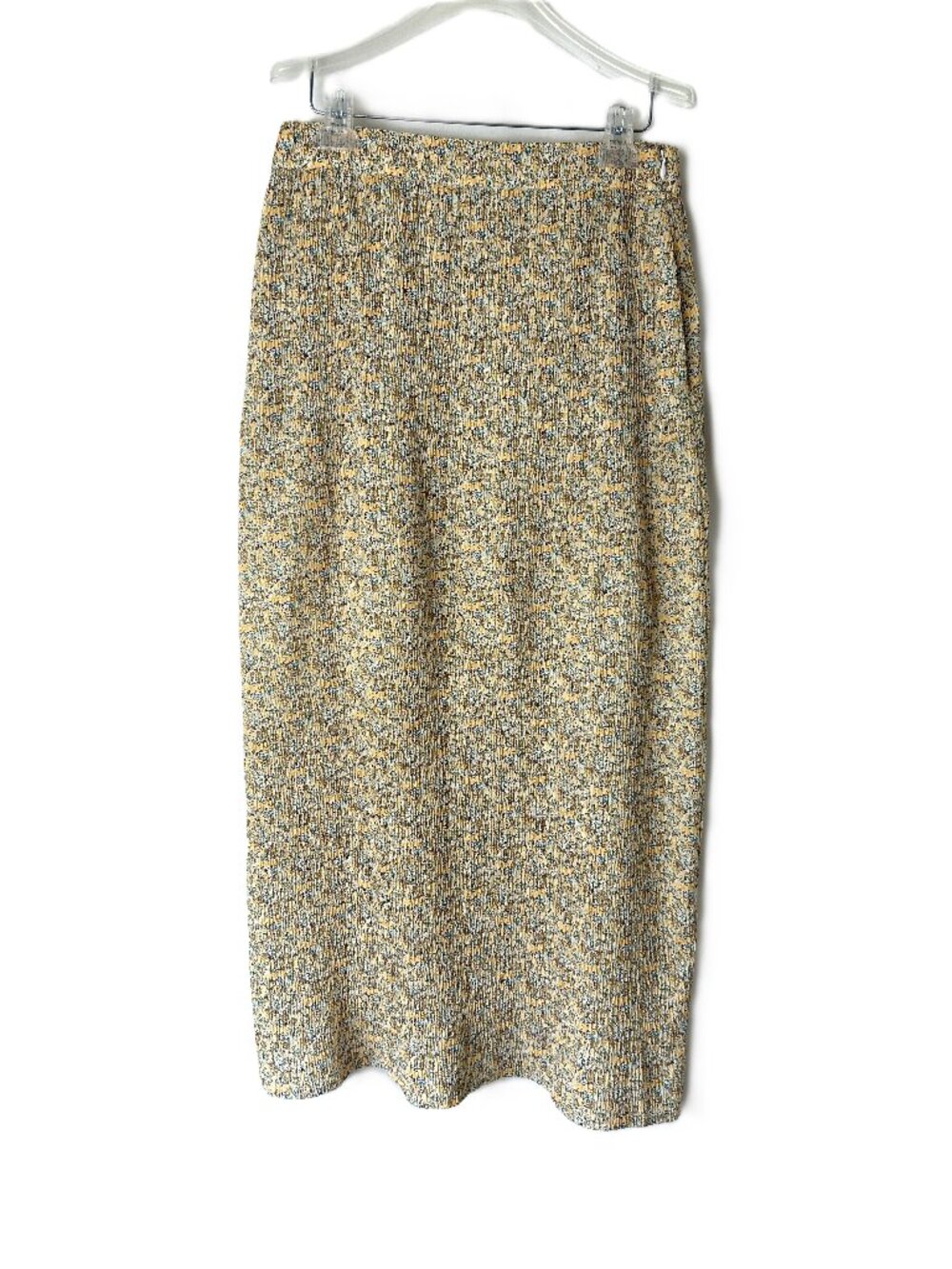 Minkpink Ditzy Floral Maxi Skirt M Yellow Cottagecore